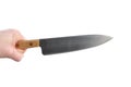 Stabbing with a Kitchen Knife Royalty Free Stock Photo