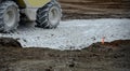 Stabilization of soil Unsuitable soils in construction are stabilized by mixing a bulldozer by adding a specified preparation of