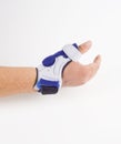 Stabilizing orthosis, thumb support Royalty Free Stock Photo