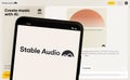 Stable Audio text to audio AI model artificial intelligence generative music sound by Stability AI