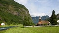 Stable church in Flam Royalty Free Stock Photo