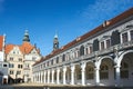 The stable courtyard and the Langer Gang