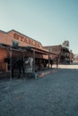 Stable in the old western USA style. Royalty Free Stock Photo