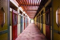 Stables of the Cadre Noir in Saumur Royalty Free Stock Photo