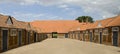 Stables and yard in Norfolk Royalty Free Stock Photo