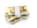 Stack of 1000 yen bills