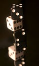 A Stack of 3 Dice Royalty Free Stock Photo