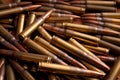 Stack of ammunition Royalty Free Stock Photo