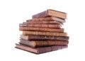 Stack antique books