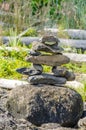 Stack of balanced Stones Royalty Free Stock Photo
