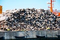 Stack of balks of wood Royalty Free Stock Photo