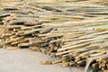 Stack of bamboo