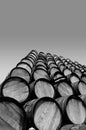 Stack of barrels Royalty Free Stock Photo