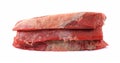 Stack of beef chuck shoulder steaks Royalty Free Stock Photo