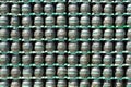 Stack of beer barrels Royalty Free Stock Photo