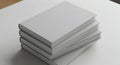 Blank Book Stack Mockup Royalty Free Stock Photo