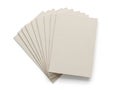 Stack of blank brown paper sheets for crafting and writing Royalty Free Stock Photo