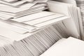 Stack of Blank Envelopes Royalty Free Stock Photo