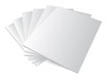 stack of blank magazine covers Royalty Free Stock Photo