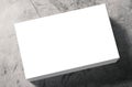 Stack of blank name cards Royalty Free Stock Photo