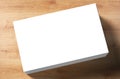 Stack of blank name cards