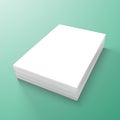 Stack of blank papers