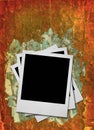 Stack of blank photo frames #2 Royalty Free Stock Photo