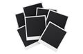 Stack of Blank Photo Frames, 3D rendering Royalty Free Stock Photo