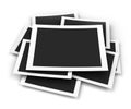 Stack of blank picture frames Royalty Free Stock Photo