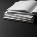 And pages are smooth, showcasing clean lines and a minimalist Royalty Free Stock Photo