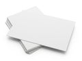 Stack of blank white envelopes ready for addressing and mailing Royalty Free Stock Photo