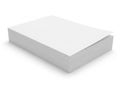 Stack of blank white paper Royalty Free Stock Photo
