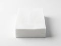 Stack of blank white paper sheets on a clean surface Royalty Free Stock Photo