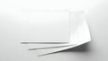 Stack of blank white paper sheets Royalty Free Stock Photo