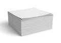 Stack of blank white paper sheets Royalty Free Stock Photo