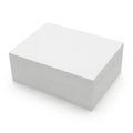 Stack of blank white paper sheets Royalty Free Stock Photo