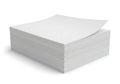Stack of blank white paper sheets Royalty Free Stock Photo