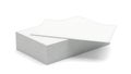 Stack of blank white paper sheets Royalty Free Stock Photo