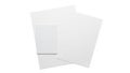 Stack of blank white paper sheets placed on a flat surface Royalty Free Stock Photo