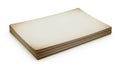 Stack of blank white paper sheets ready for use in an office environment Royalty Free Stock Photo