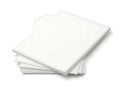 Stack of blank white paper sheets on table Royalty Free Stock Photo