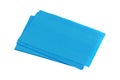 A stack of blue Oil absorbing sheet Royalty Free Stock Photo
