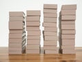Stack of book covers