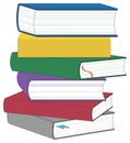 Stack of Books Royalty Free Stock Photo