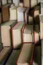 Stack of books background. many books piles Royalty Free Stock Photo