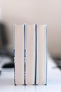 Stack of books on a table Royalty Free Stock Photo