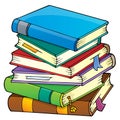 Stack of books theme image 1