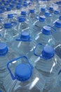 Stack bottled water