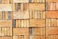 stack of brick preparation for construction Royalty Free Stock Photo