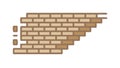 Stack of Bricks, Construction Material and Building Icon, vector design Generative AI Royalty Free Stock Photo